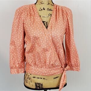 Madewell wrap blouse sz S